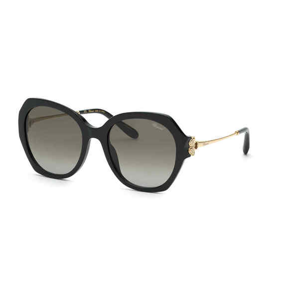 CHOPARD SUN SCH354S Sunglasses SHINY-BLACK---700K 54mm